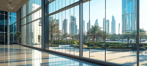 Glass Office Partition Fitting Work