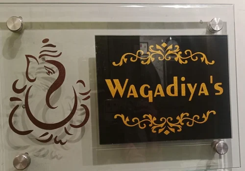 Glass Name Plate
